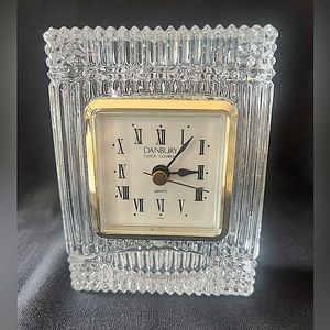 Danbury Crystal Quartz Clock